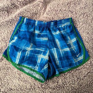 Blue Nike Dri-Fit Girls Running Shorts